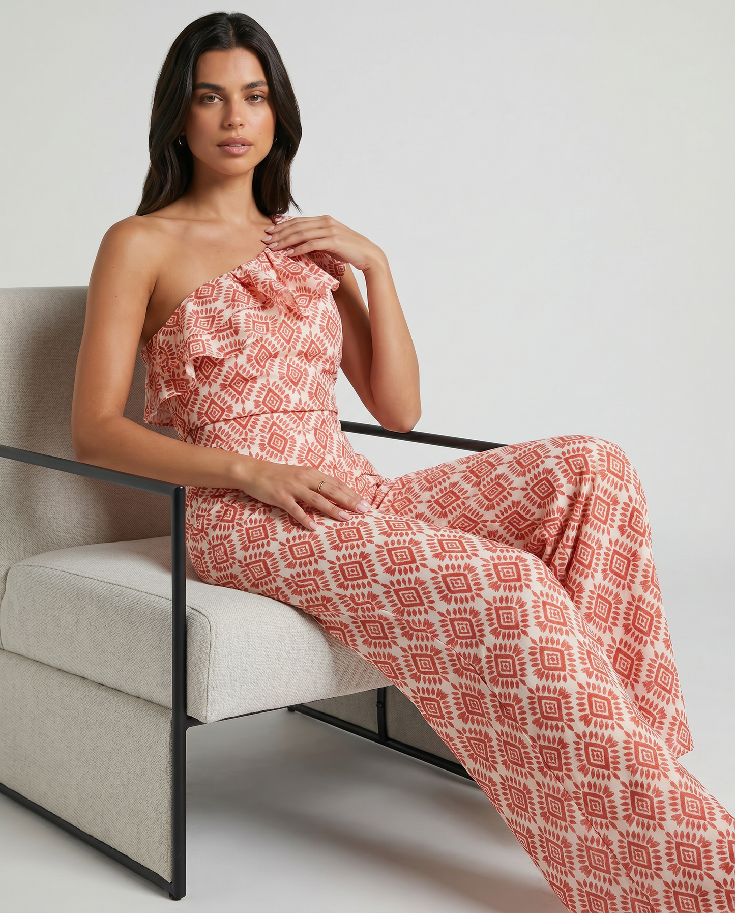 Jimena | Mono de estampado geométrico primaveral