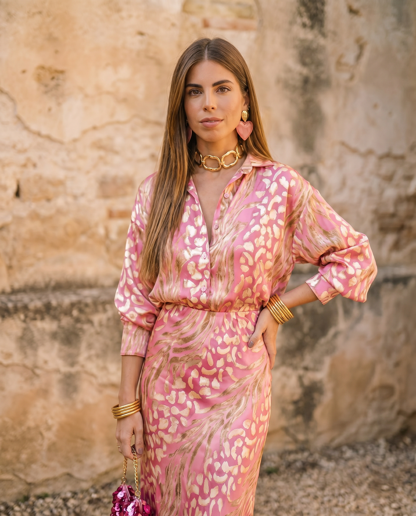 Alva | Vestido de dos piezas elegante de evento