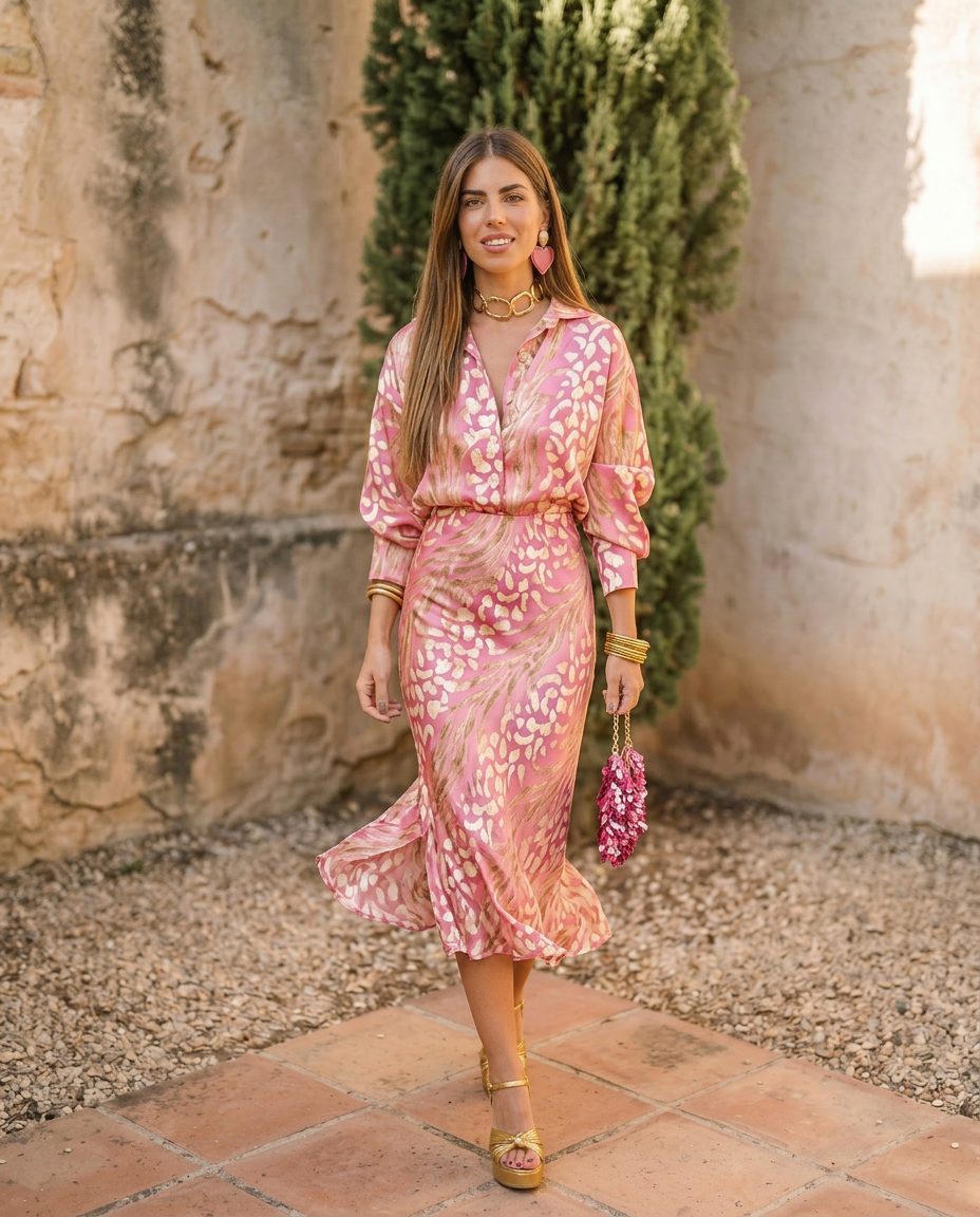 Alva | Vestido de dos piezas elegante de evento