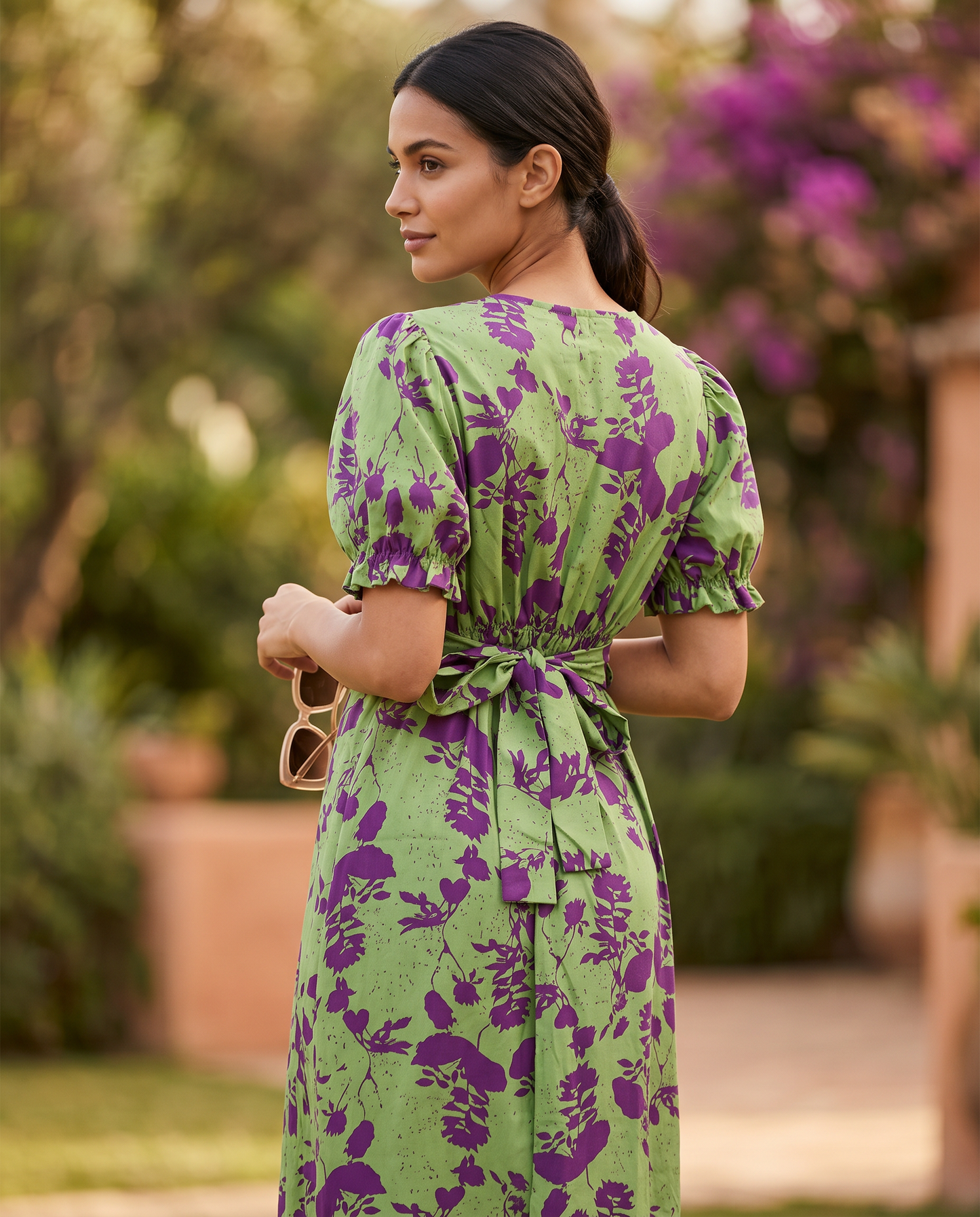 Andrea | Vestido primaveral estampado