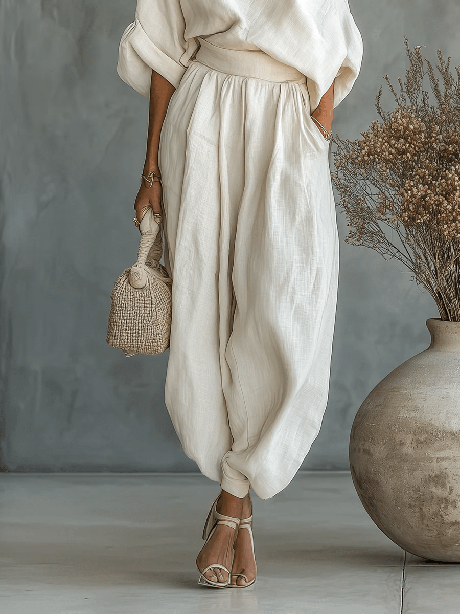 Mila™ | Conjunto de dos piezas con escote bardot
