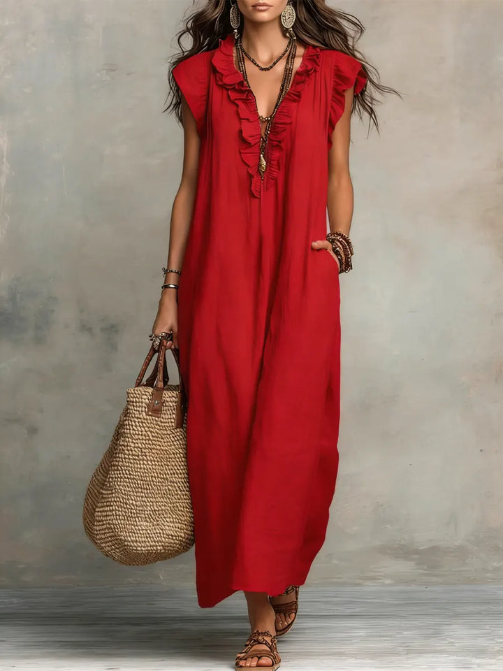 Camelia | Vestido largo bohemio