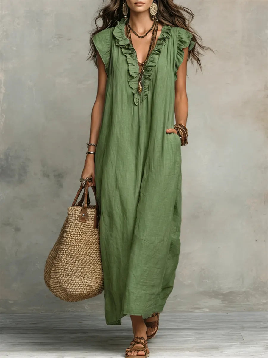 Camelia | Vestido largo bohemio