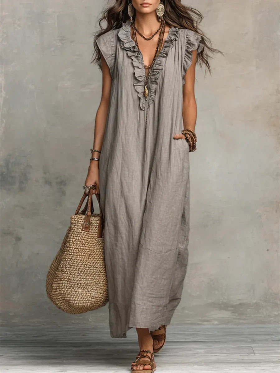 Camelia | Vestido largo bohemio