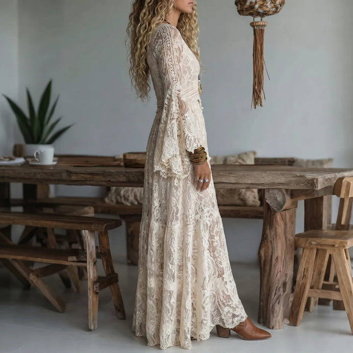 Serena | Vestido largo estilo boho elegante