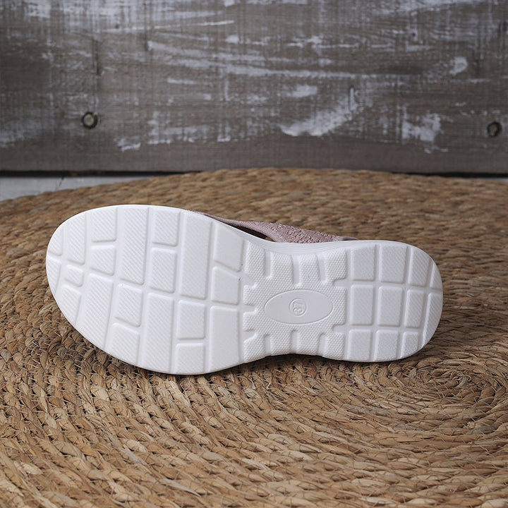Sandalias de Cuña para Mujer con Tejido Transpirable y Plantilla Acolchada