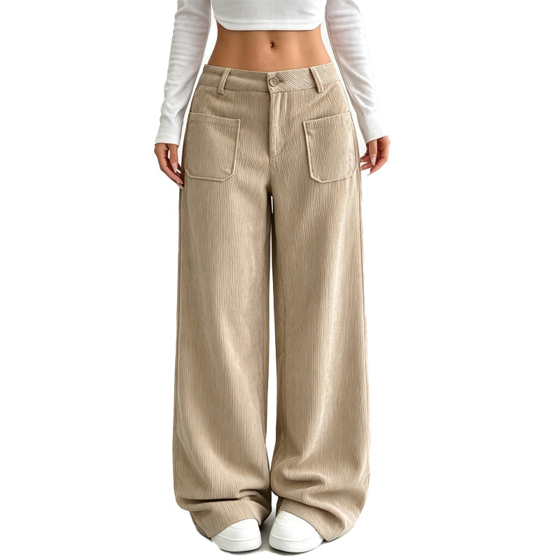Pantalón ancho de corte relajado para mujer